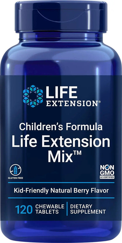 Life Extension Children's Formula Mix™, multivitamin for Kids, 18 Essential Vitamins and Minerals - dailyvitalstore