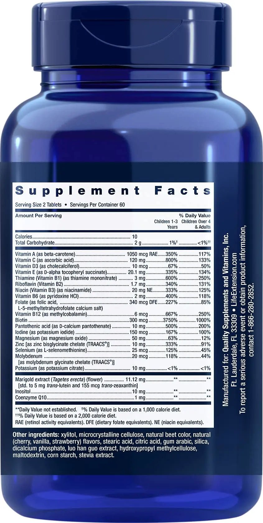Life Extension Children's Formula Mix™, multivitamin for Kids, 18 Essential Vitamins and Minerals - dailyvitalstore