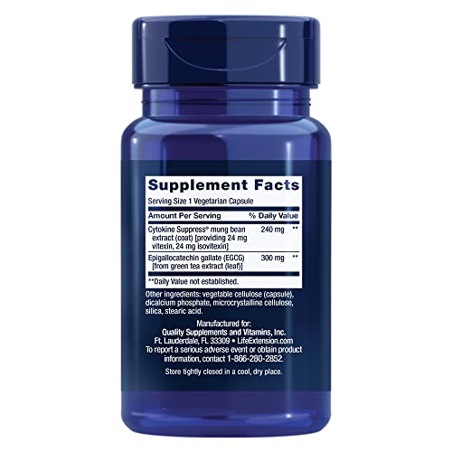 Life Extension Cytokine Suppress with EGCG, 30 Count - dailyvitalstore