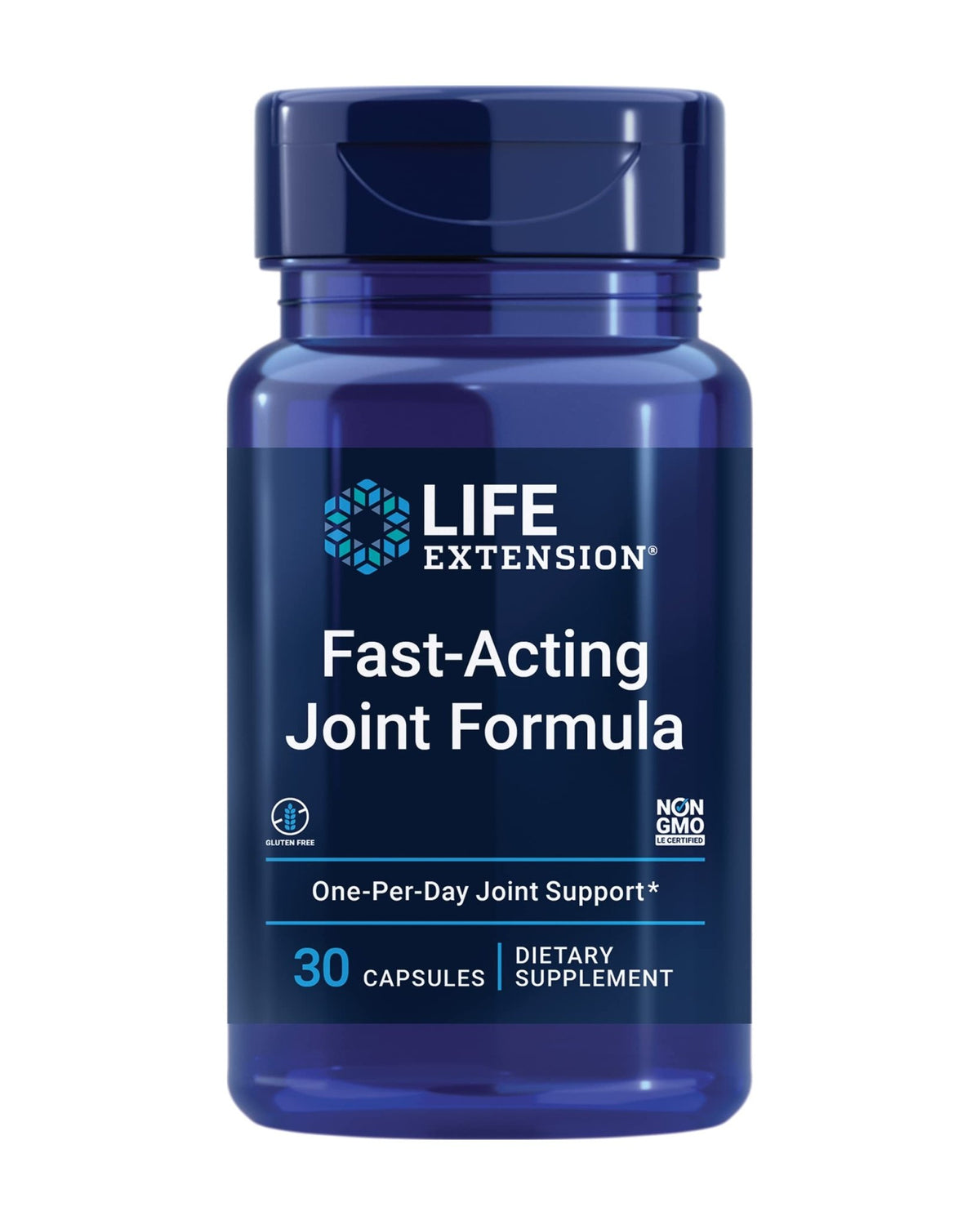Life Extension Fast-Acting Joint Formula, Keratin, Korean Angelica, hyaluronic Acid, Joint discomfort Relief, Non-GMO, Gluten-Free, 30 Capsules - dailyvitalstore