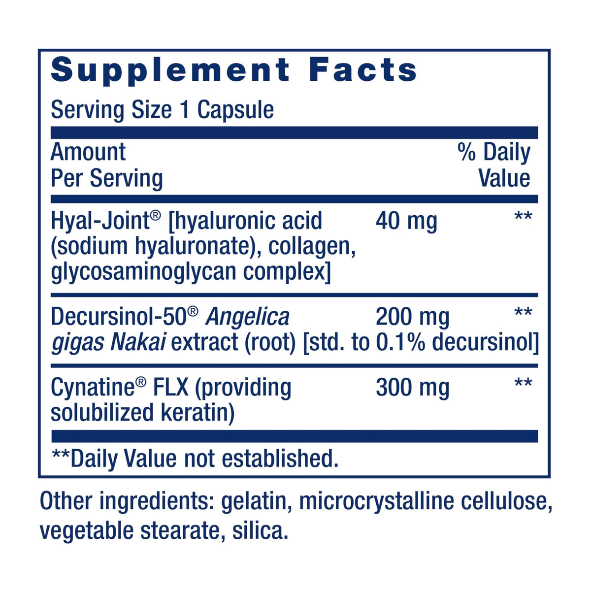 Life Extension Fast-Acting Joint Formula, Keratin, Korean Angelica, hyaluronic Acid, Joint discomfort Relief, Non-GMO, Gluten-Free, 30 Capsules - dailyvitalstore