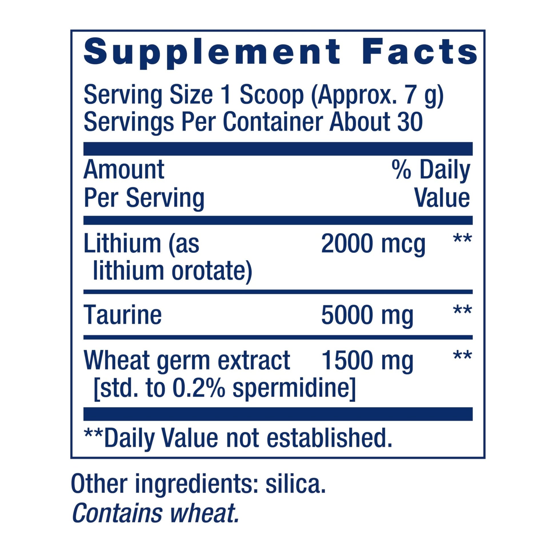 Life Extension Healthy Aging Powder, Healthy Aging Supplement, Heart Health, Brain Health, Exercise Performance, Taurine, Lithium, spermidine, Powder Blend, Non-GMO, Vegetarian, 30 Servings - dailyvitalstore