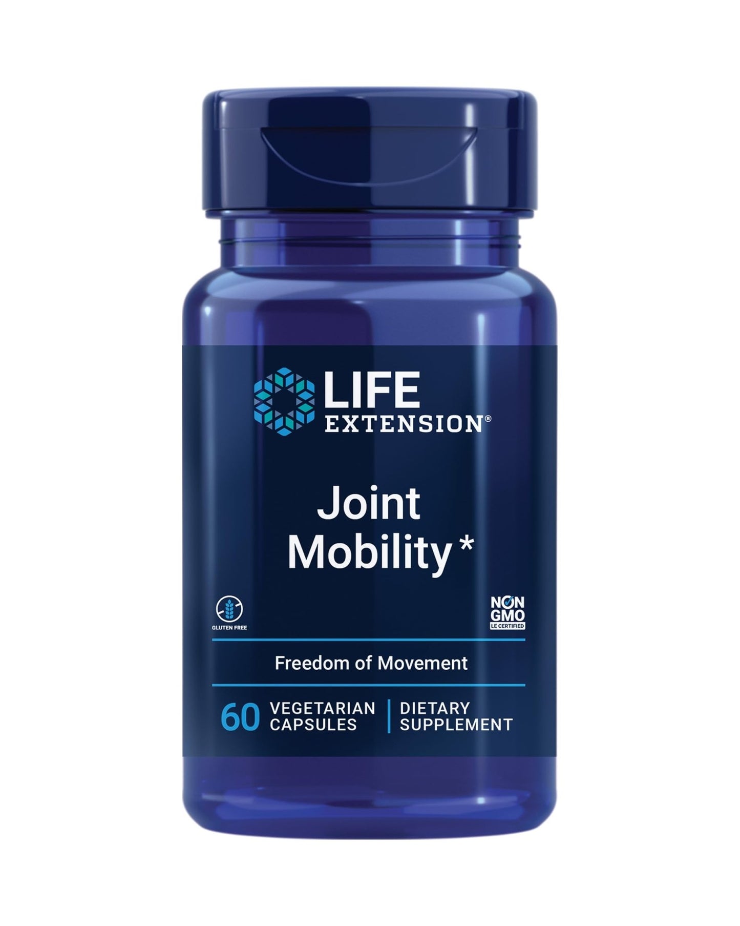 Life Extension Joint Mobility, relieves Minor Knee discomfort & Improves Range of Motion, Turmeric & Tamarind, Gluten-Free, Non-GMO, Vegetarian, 60 Capsules - dailyvitalstore