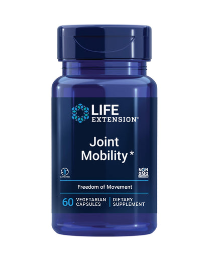 Life Extension Joint Mobility, relieves Minor Knee discomfort & Improves Range of Motion, Turmeric & Tamarind, Gluten-Free, Non-GMO, Vegetarian, 60 Capsules - dailyvitalstore