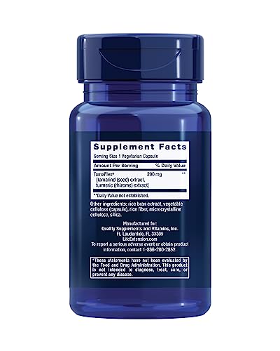 Life Extension Joint Mobility, relieves Minor Knee discomfort & Improves Range of Motion, Turmeric & Tamarind, Gluten-Free, Non-GMO, Vegetarian, 60 Capsules - dailyvitalstore