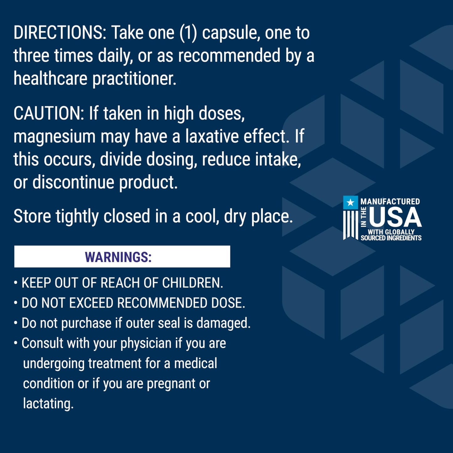 Life Extension Magnesium Caps, 500 mg, Magnesium Oxide, Citrate, and Succinate, Heart Health, Healthy Bones, Metabolism Support, 100 Vegetarian Capsules - dailyvitalstore
