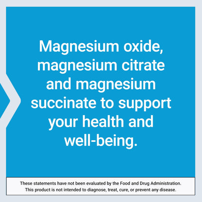 Life Extension Magnesium Caps, 500 mg, Magnesium Oxide, Citrate, and Succinate, Heart Health, Healthy Bones, Metabolism Support, 100 Vegetarian Capsules - dailyvitalstore