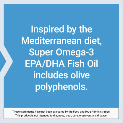 Life Extension Super Omega-3 EPA/DHA Fish Oil, Sesame Lignans & Olive Extract – Heart Health, Brain Health, Inflammation Health Support, Gluten-Free, - dailyvitalstore