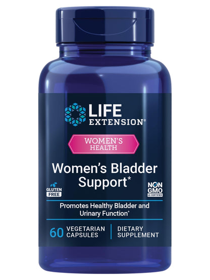 Life Extension Women's Bladder Support – for Bladder Health and Normal Urinary Frequency – Horsetail, Lindera and Three-Leaf Caper Extracts – Non-GMO – Gluten Free — 60 Vegetarian Capsules - dailyvitalstore
