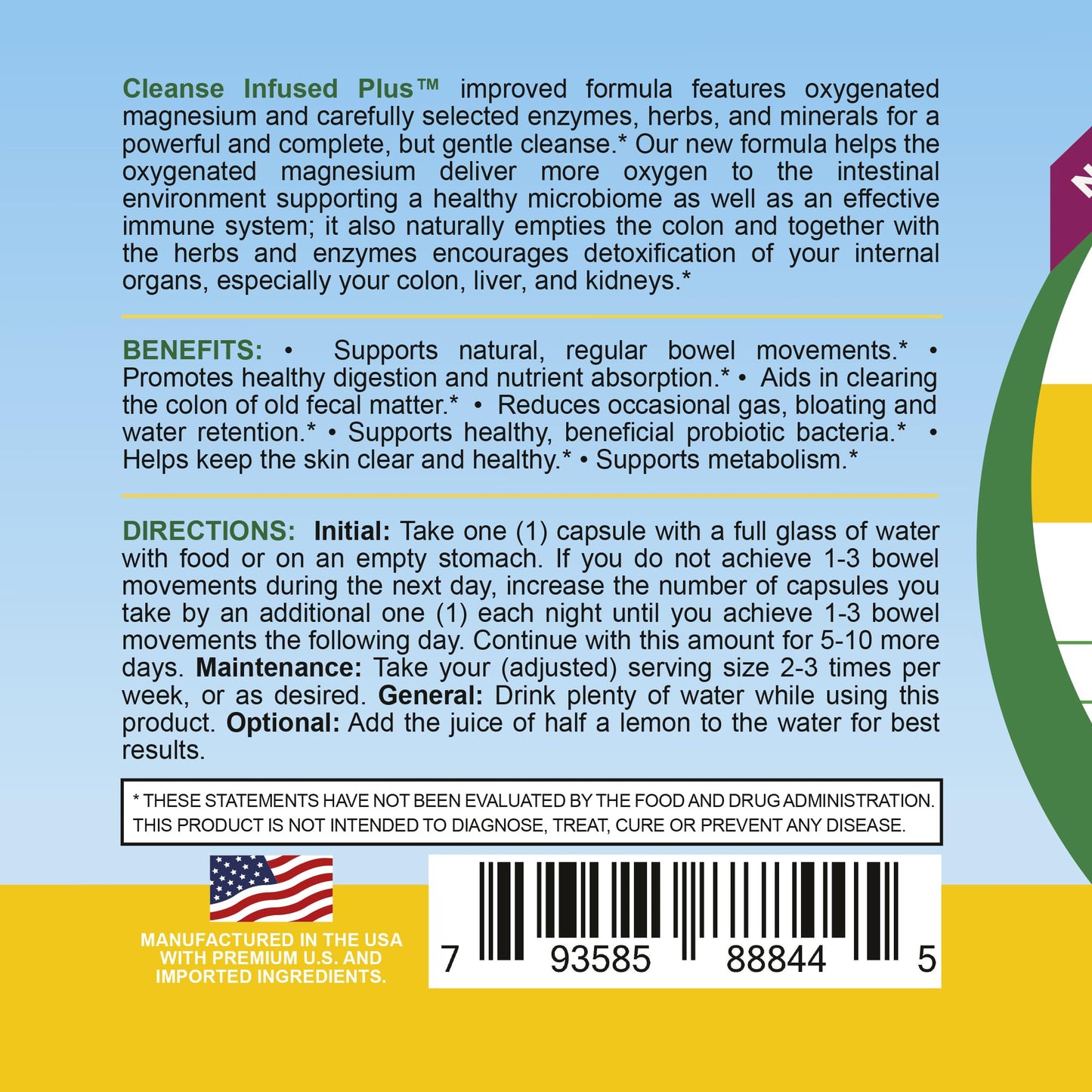 Life Infused Cleanse Infused Plus Digestive Support Supplement – Oxygenated Magnesium with Enzymes & Herbs, Supports Digestive - dailyvitalstore