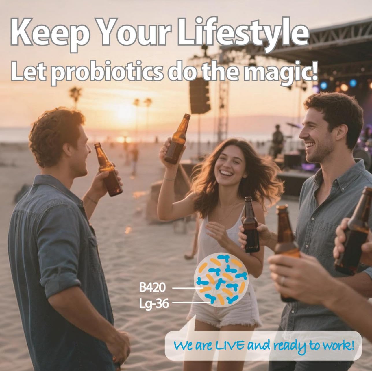 Life-Space Shape B420 Probiotics for Shape Better, Boost, Clinically Backed Metabolism Support, Prebiotic + Probiotics for Women and Men - dailyvitalstore