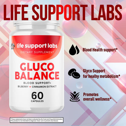 Life Support Labs Capsules, Official LifeSupportLabs Blood Health Pills with All Natural Ingredients, Life Support Labs Advanced Health & Wellness with Premium Vitamins for Women & Men (60 Capsules) - dailyvitalstore