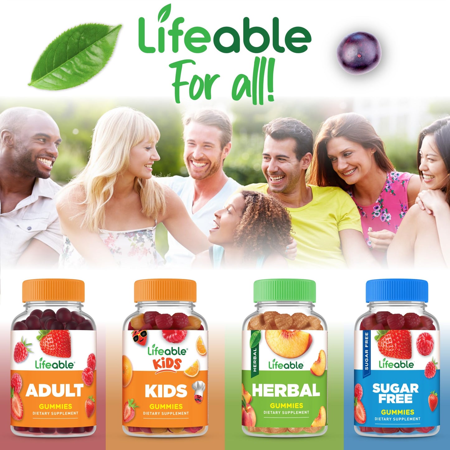 Lifeable Probiotics Gummies | 2 Billion CFU | Great Tasting Probiotic Gummies for Women | Probiotic Gummy for Gut Health and Immune Support - dailyvitalstore