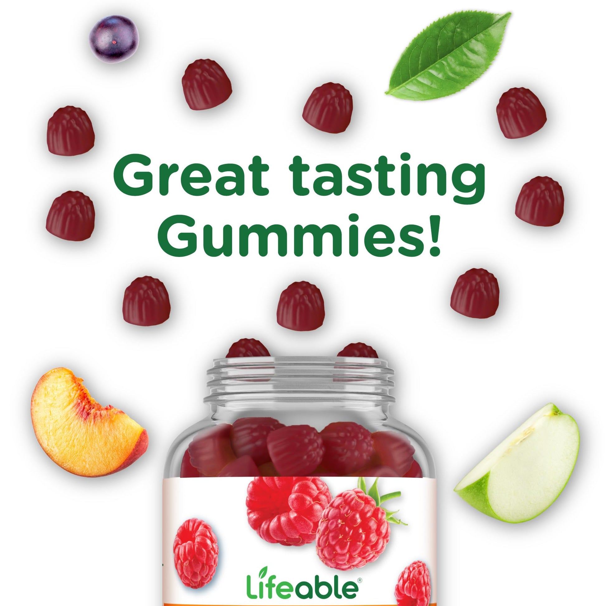 Lifeable Probiotics Gummies | 2 Billion CFU | Great Tasting Probiotic Gummies for Women | Probiotic Gummy for Gut Health and Immune Support - dailyvitalstore