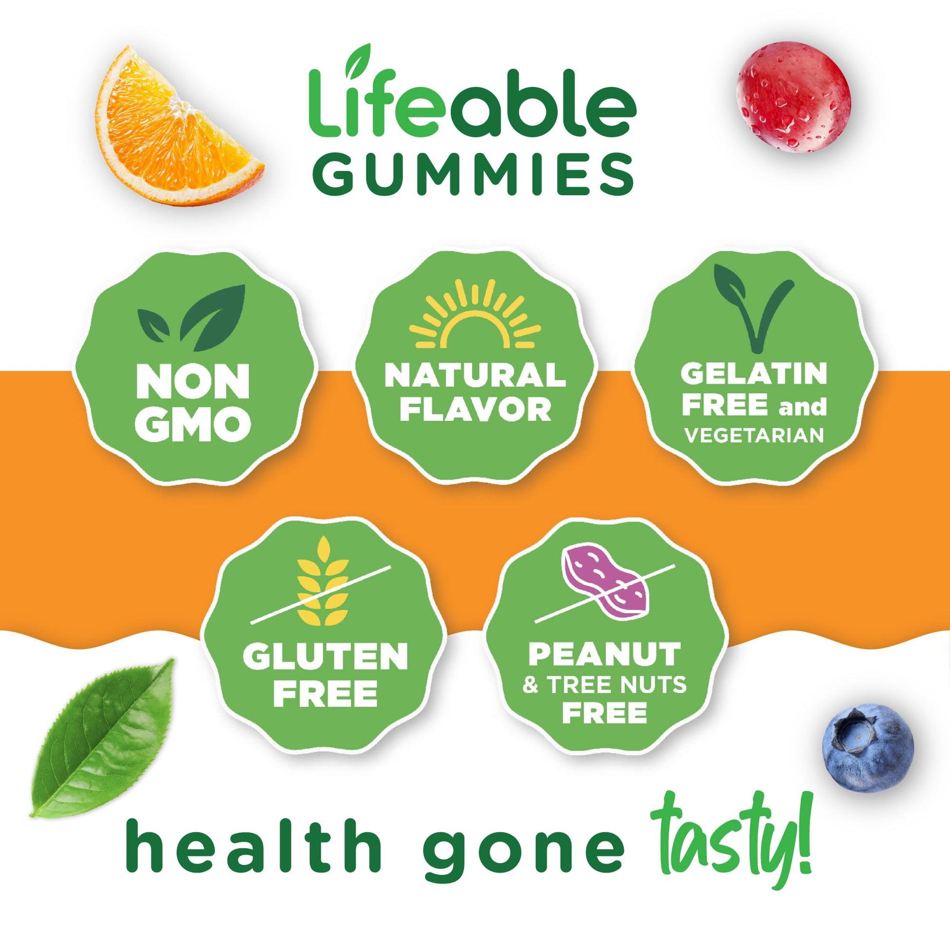 Lifeable Probiotics Gummies | 2 Billion CFU | Great Tasting Probiotic Gummies for Women | Probiotic Gummy for Gut Health and Immune Support - dailyvitalstore