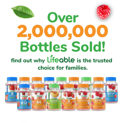 Lifeable Probiotics Gummies | 2 Billion CFU | Great Tasting Probiotic Gummies for Women | Probiotic Gummy for Gut Health and Immune Support - dailyvitalstore