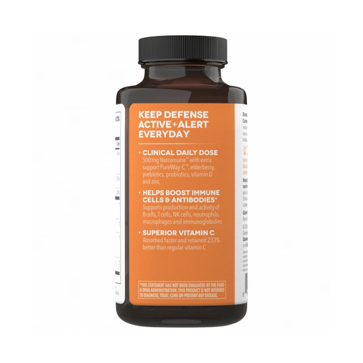 LifeSeasons Clinical Immunity - Daily Boost - Immune System Booster - Pre + Probiotics - Increases Antibodies & Immune Cells - Elderberry, Zinc, Natramune & Vitamin C + D3-60 Capsules - dailyvitalstore