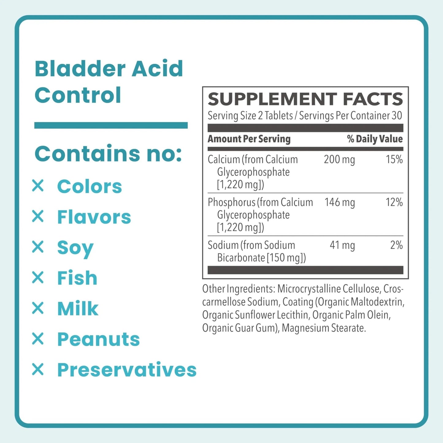 LifeSeasons Femetry Bladder Acid Control - Support for Interstitial Cystitis - Reduce Urine Acidity in The Bladder - Eases Flares Caused by Eating or Drinking Acidic Foods - 60 Tablets - dailyvitalstore