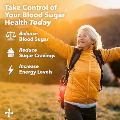 LifeSeasons GS Stabili-T - Blood Sugar Support Supplement - Healthy Circulation & Vision - Maintain Normal Levels - Chromium Cinnamon Gymnema Bilberry & Alpha Lipoic Acid - 90 Capsules - dailyvitalstore