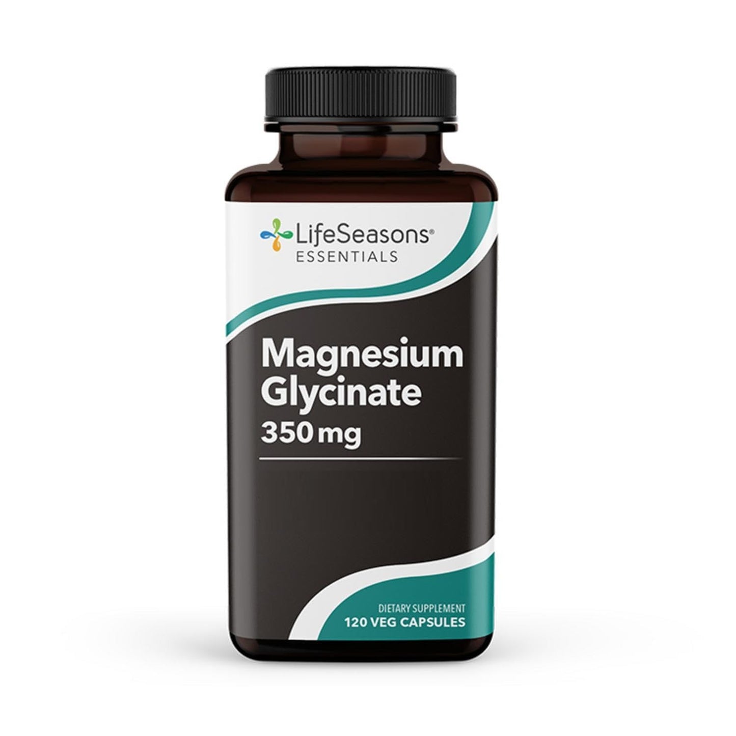 LifeSeasons Magnesium Glycinate 350 mg – Highly Absorbable Magnesium Supplement for Sleep Support, Calm Mood & Muscle Relaxation – Vegan, Gluten‑Free, 120 Vegetarian Capsules - dailyvitalstore