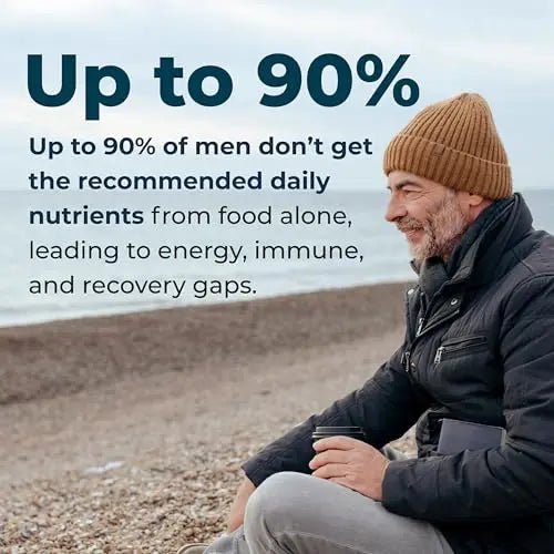 LifeSeasons Men's Multivitamin – High Potency with 21 Vitamins & Minerals, PureWay-C®, NAD+, Active B-Vitamins, TRAACS® Chelates - dailyvitalstore