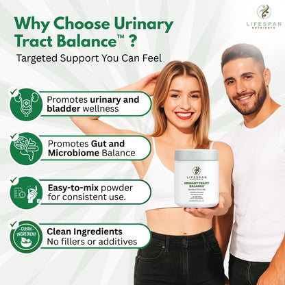 LifeSpan Nutrients D Mannose with Cranberry and Probiotics Powder Supports Urinary Tract and Bladder Health Easy Mix Drink Vegan Gluten Free 30 Servings - dailyvitalstore