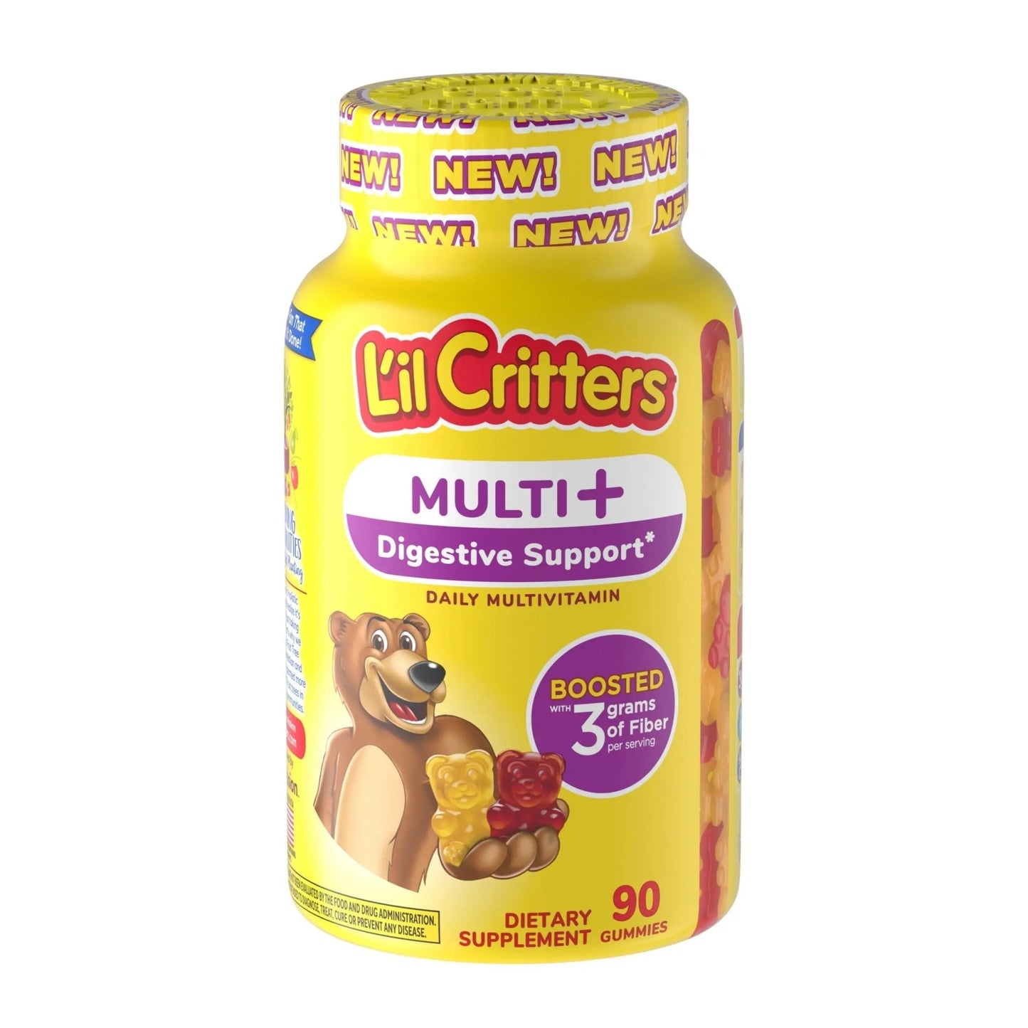 L'il Critters Multi + Digestive Support* 90ct - dailyvitalstore