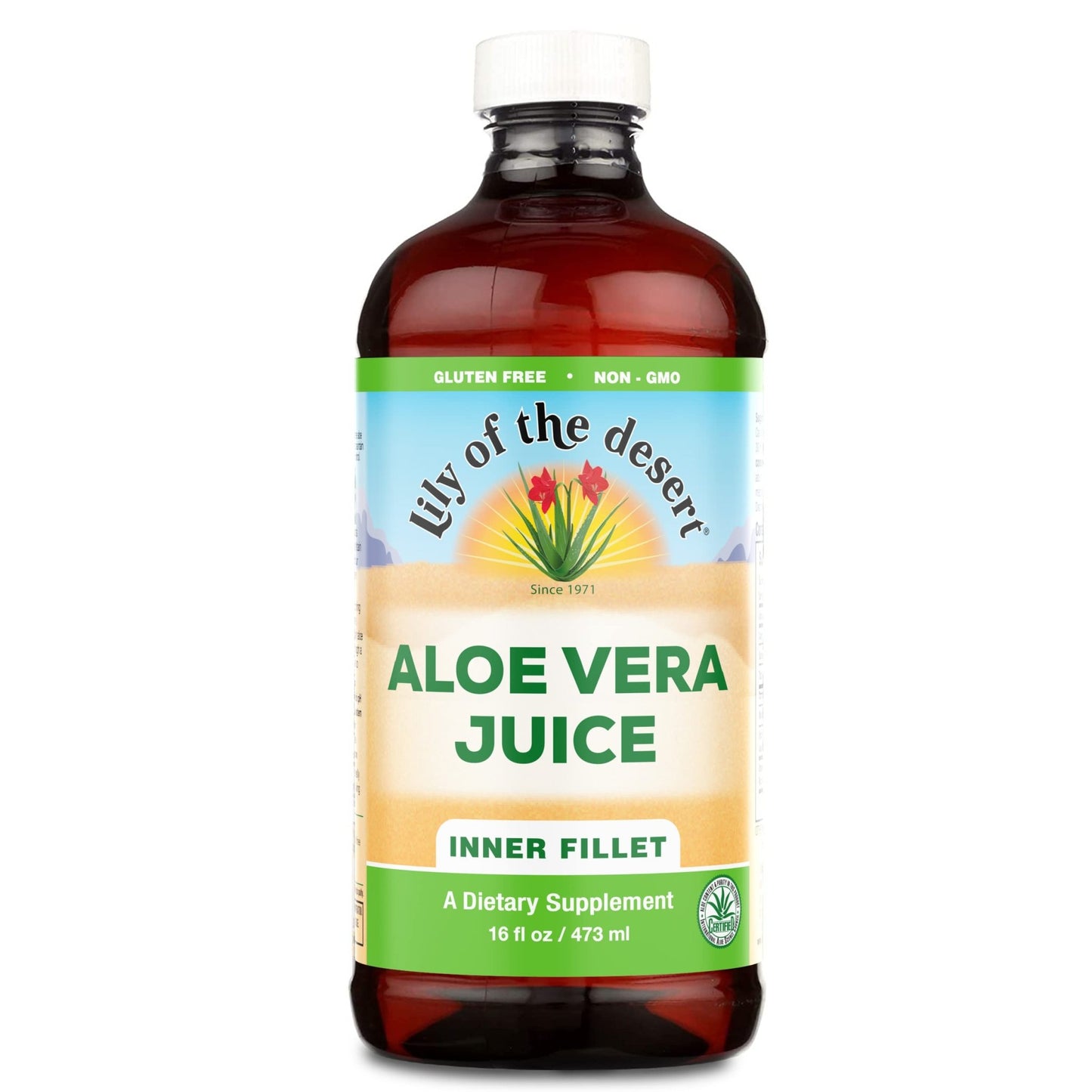 Lily of the Desert Organic Aloe Vera Juice – Inner Fillet, 16 fl oz - dailyvitalstore