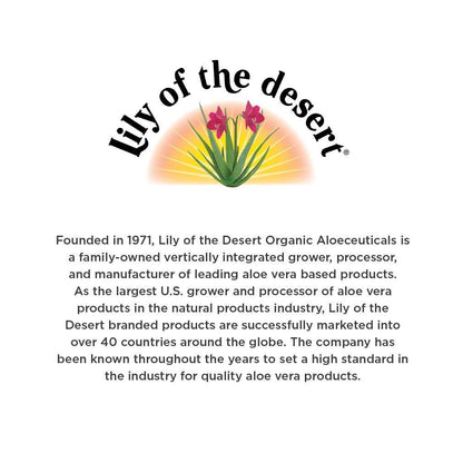Lily of the Desert Organic Aloe Vera Juice – Inner Fillet, 16 fl oz - dailyvitalstore