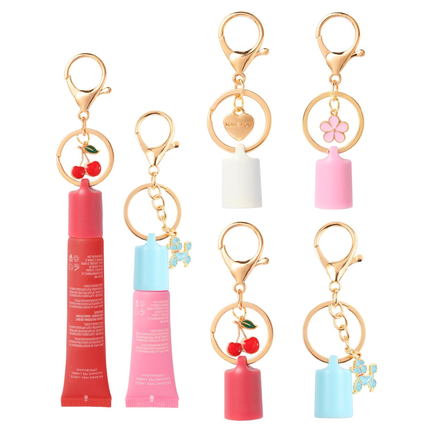 Limpskys keychain cap for Summer Fridays 0.5 Oz Lip Balm,lip gloss cap keychain（No Lip Balm） - dailyvitalstore