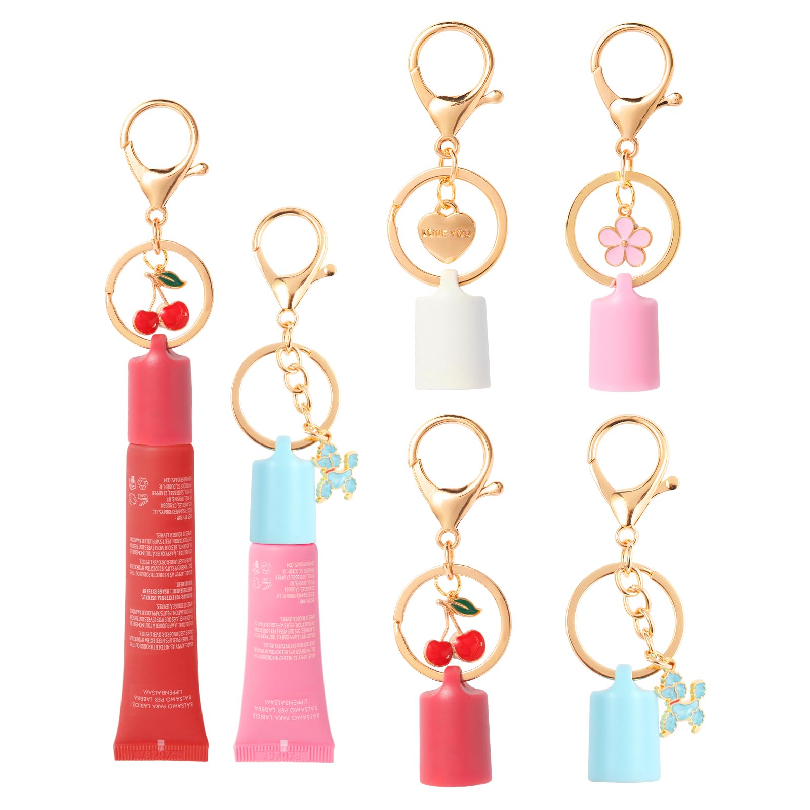 Limpskys keychain cap for Summer Fridays 0.5 Oz Lip Balm,lip gloss cap keychain（No Lip Balm） - dailyvitalstore