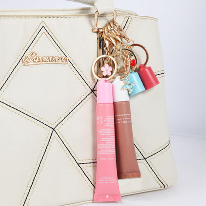 Limpskys keychain cap for Summer Fridays 0.5 Oz Lip Balm,lip gloss cap keychain（No Lip Balm） - dailyvitalstore
