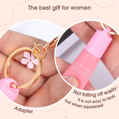 Limpskys keychain cap for Summer Fridays 0.5 Oz Lip Balm,lip gloss cap keychain（No Lip Balm） - dailyvitalstore