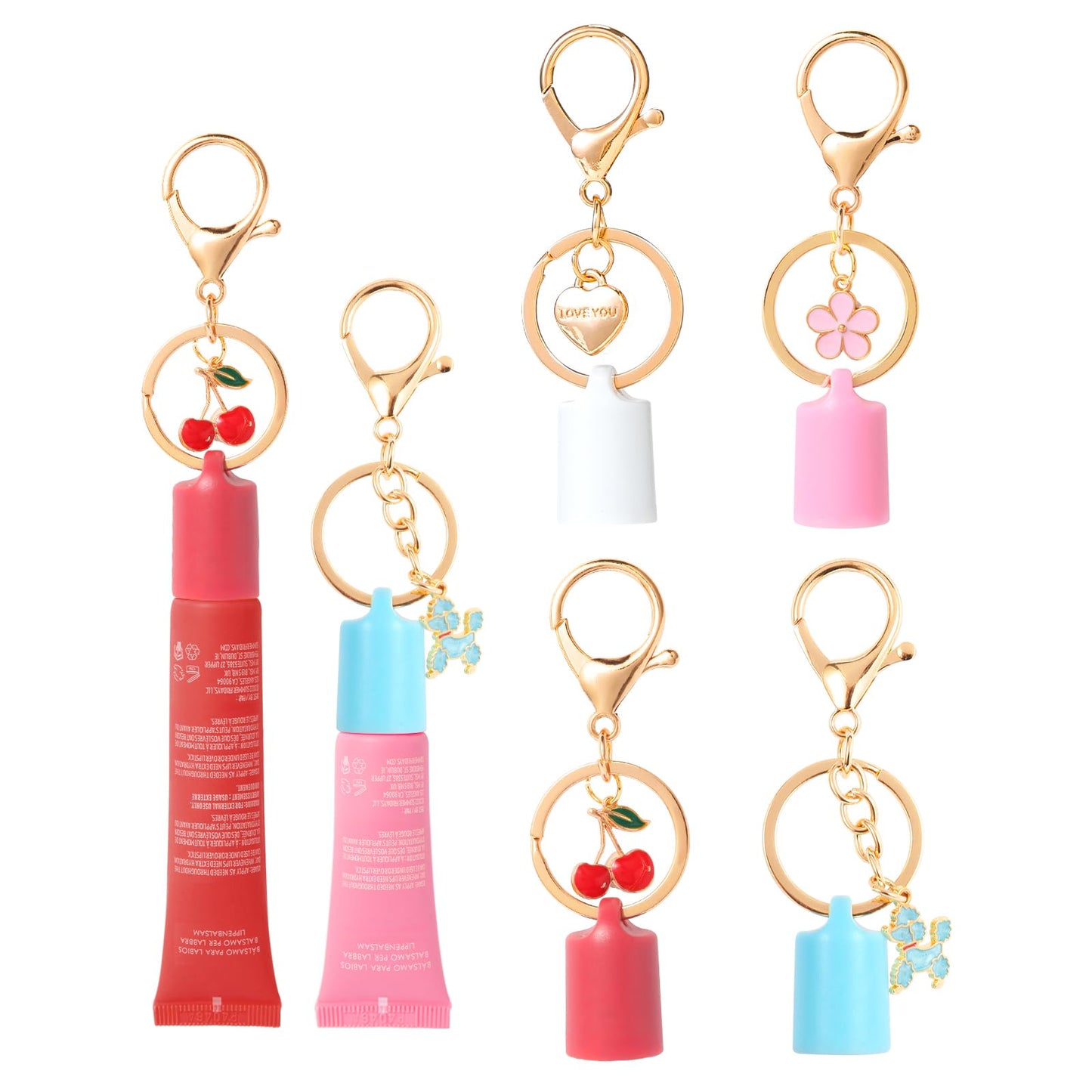 Limpskys keychain cap for Summer Fridays 0.5 Oz Lip Balm,lip gloss cap keychain（No Lip Balm） - dailyvitalstore