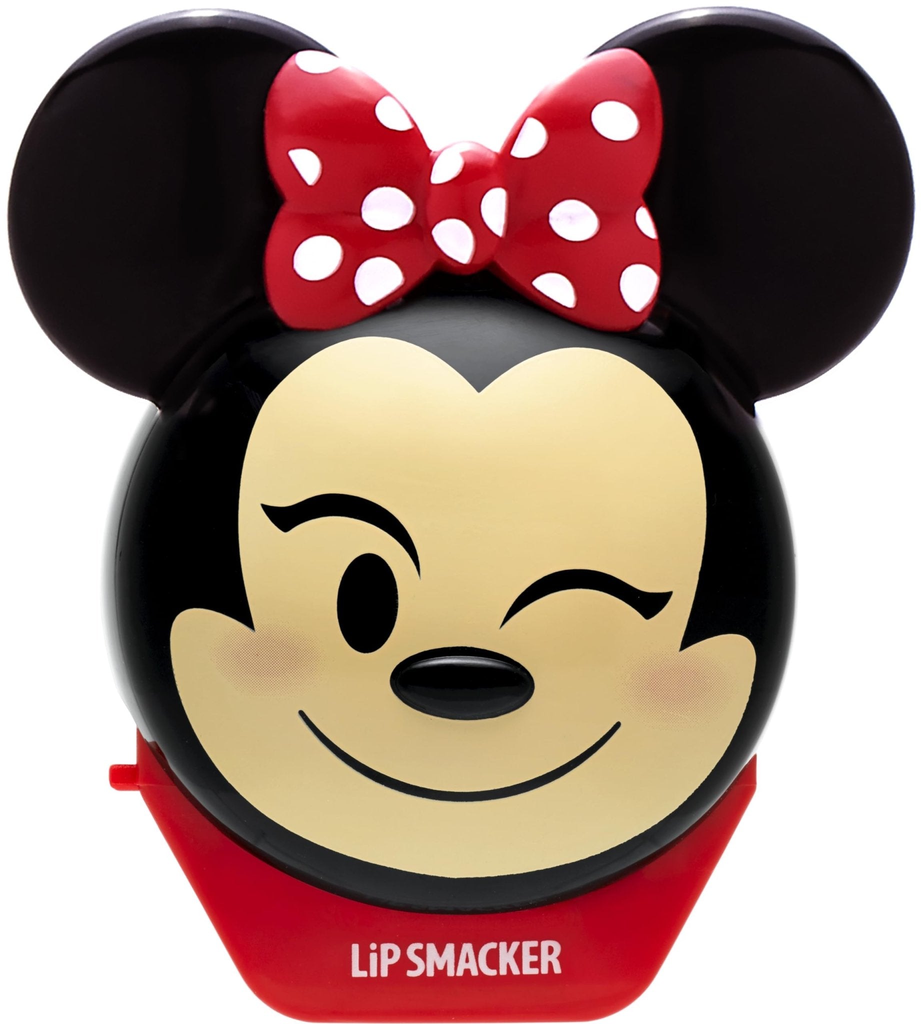 Lip Smacker Disney Minnie Mouse Emoji Lip Balm, Strawberry Lemonade Flavored, Clear, For Kids - dailyvitalstore