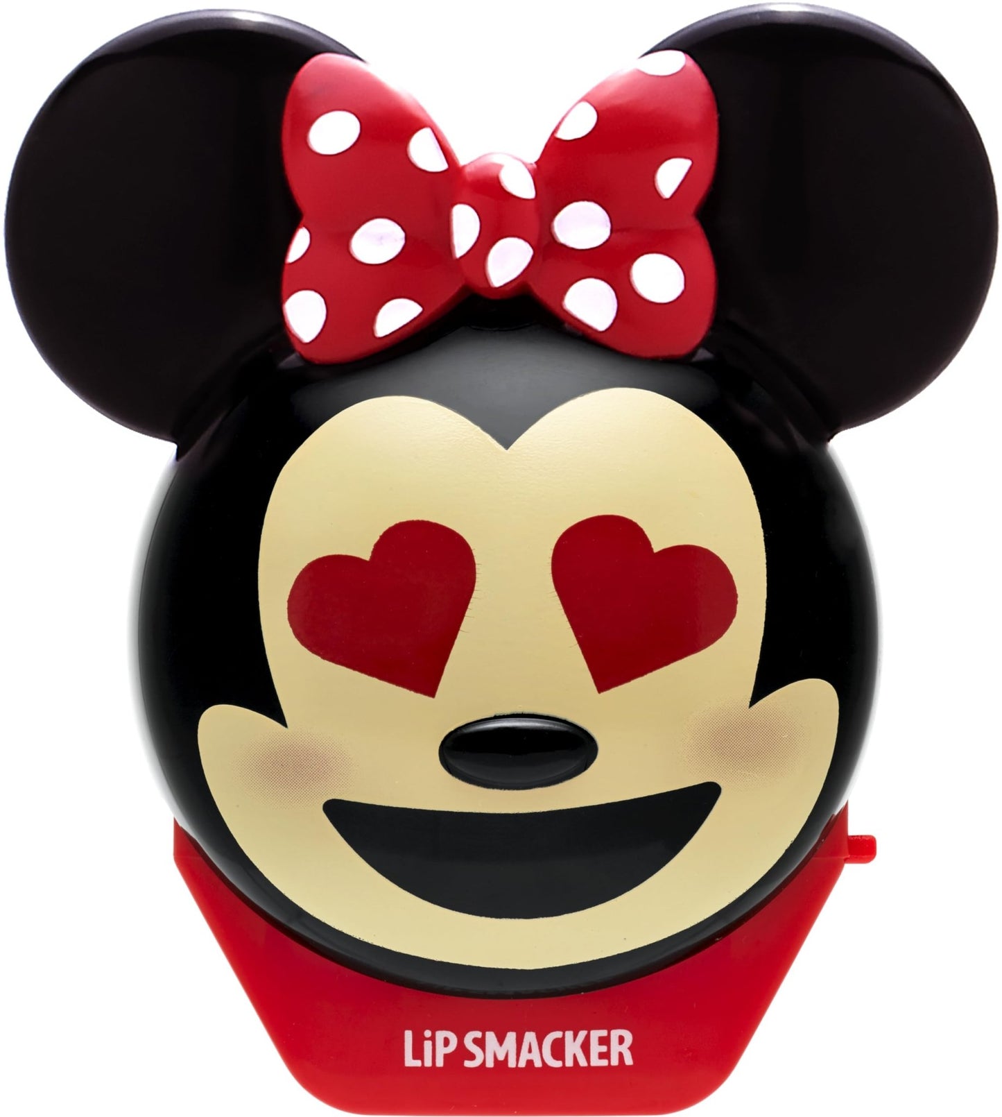 Lip Smacker Disney Minnie Mouse Emoji Lip Balm, Strawberry Lemonade Flavored, Clear, For Kids - dailyvitalstore