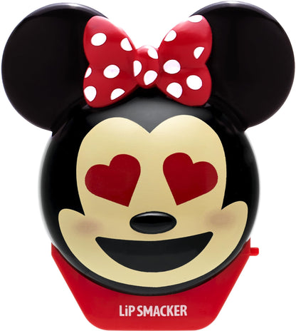 Lip Smacker Disney Minnie Mouse Emoji Lip Balm, Strawberry Lemonade Flavored, Clear, For Kids - dailyvitalstore