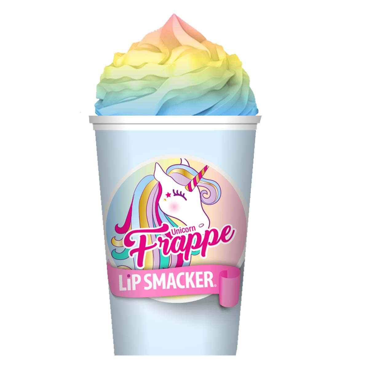 Lip Smacker Frappe Cup Lip Balm, Moisturizing, Soothing Fun Tasty Flavors - Unicorn - dailyvitalstore