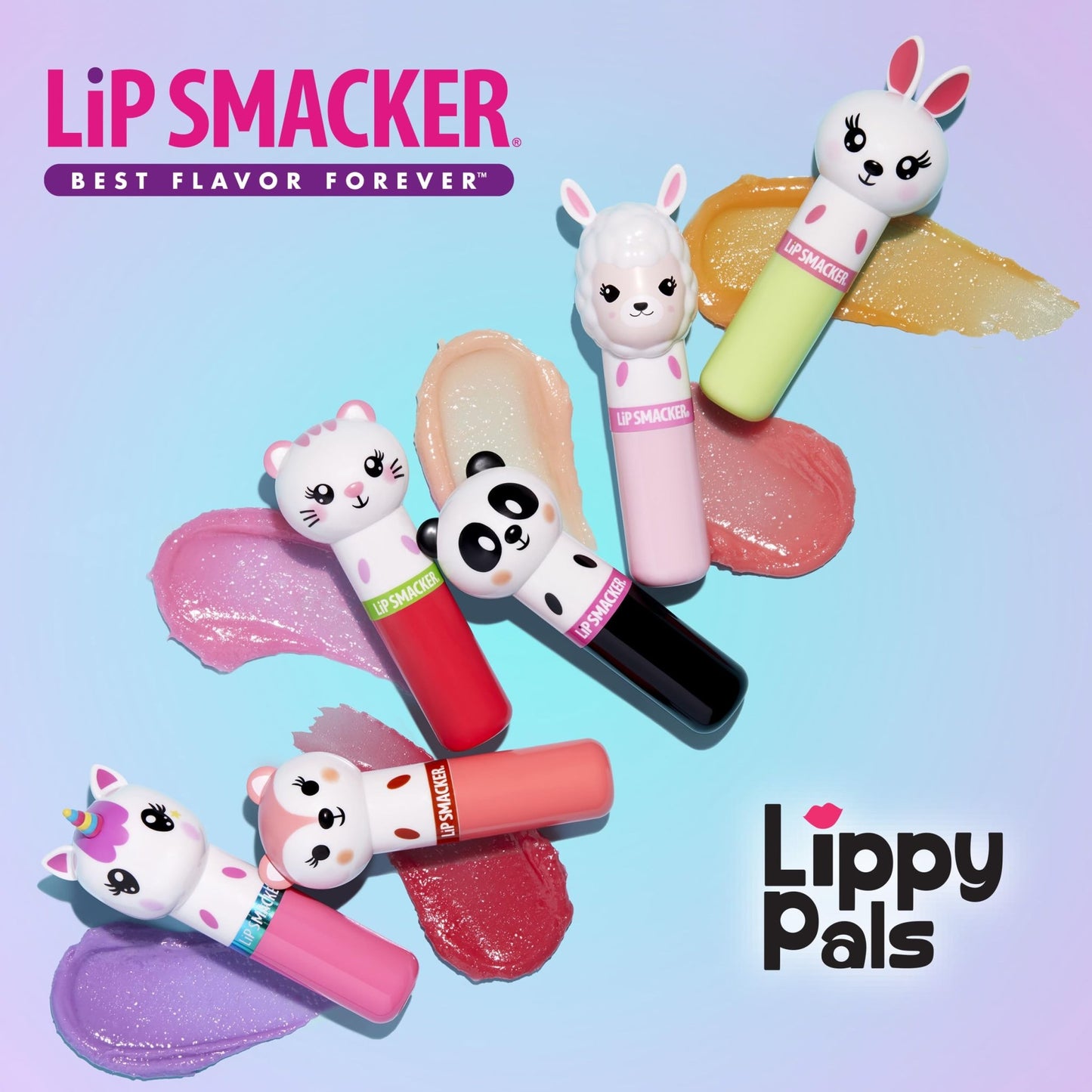 Lip Smacker Lippy Pals Unicorn, Flavored Moisturizing & Smoothing Soft Shine Lip Balm, Hydrating & Protecting Fun Tasty Flavors, Cruelty-Free & Vegan - Unicorn Magic - dailyvitalstore