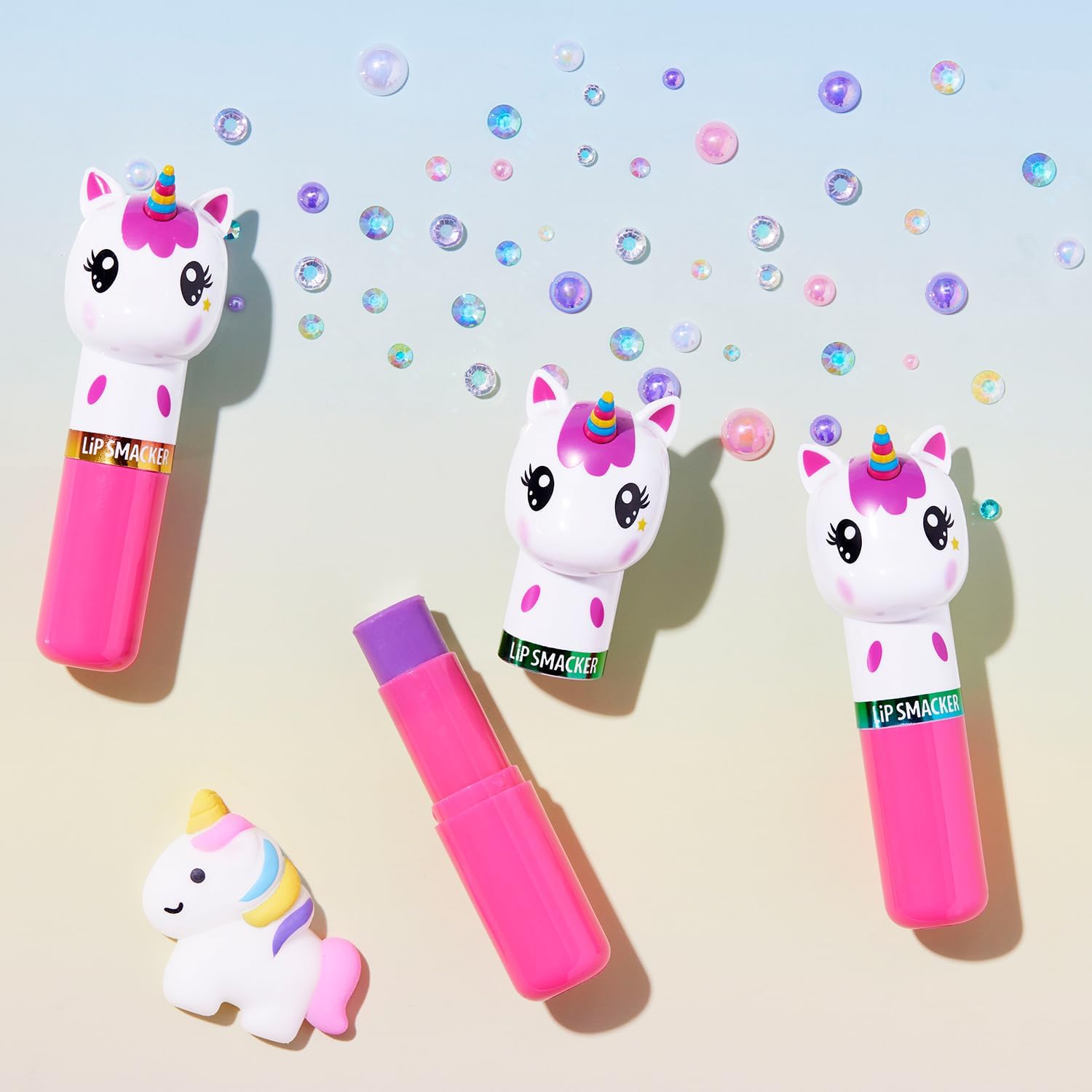 Lip Smacker Lippy Pals Unicorn, Flavored Moisturizing & Smoothing Soft Shine Lip Balm, Hydrating & Protecting Fun Tasty Flavors, Cruelty-Free & Vegan - Unicorn Magic - dailyvitalstore