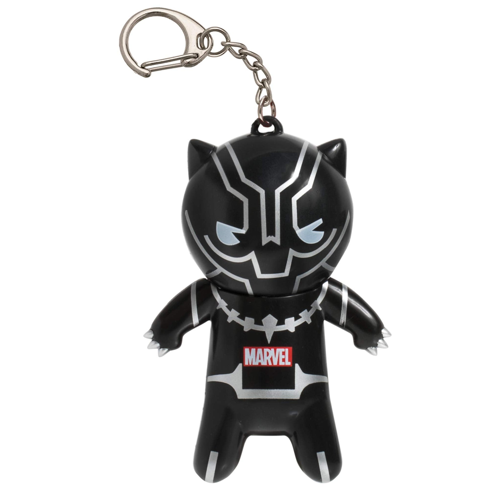 Lip Smacker Marvel Lip Balm Keychain, Clear & Glossy, Fun & Giftable, Cruelty Free - Black Panther - dailyvitalstore