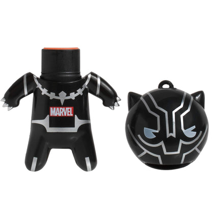Lip Smacker Marvel Lip Balm Keychain, Clear & Glossy, Fun & Giftable, Cruelty Free - Black Panther - dailyvitalstore