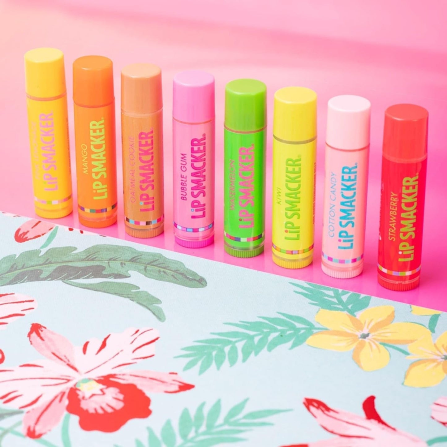 Lip Smacker Original & Best Holiday Flavored Lip Balm Party Pack, Oatmeal Cookie, Vanilla, Mango, Watermelon, Tropical Punch, Cotton Candy, Kiwi, Strawberry, Clear - dailyvitalstore