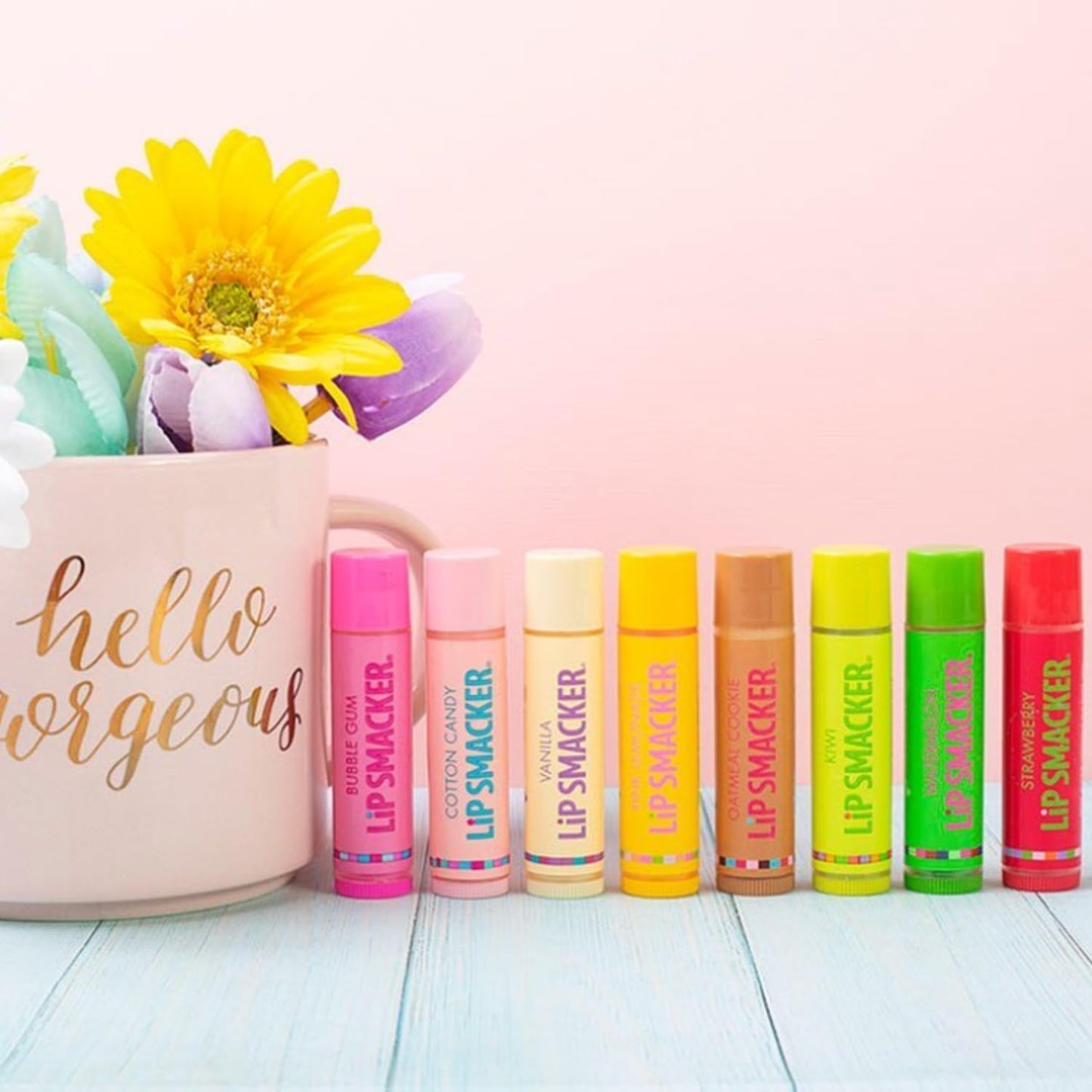Lip Smacker Original & Best Holiday Flavored Lip Balm Party Pack, Oatmeal Cookie, Vanilla, Mango, Watermelon, Tropical Punch, Cotton Candy, Kiwi, Strawberry, Clear - dailyvitalstore