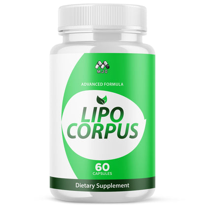 Lipo Corpus Capsules, Official LipoCorpus Supplement Pills Will All Natural Ingredients, Advanced Formula Lipo Corpus Active Lifestyle Supporting Health and Wellness for Women and Men (60 Capsules) - dailyvitalstore