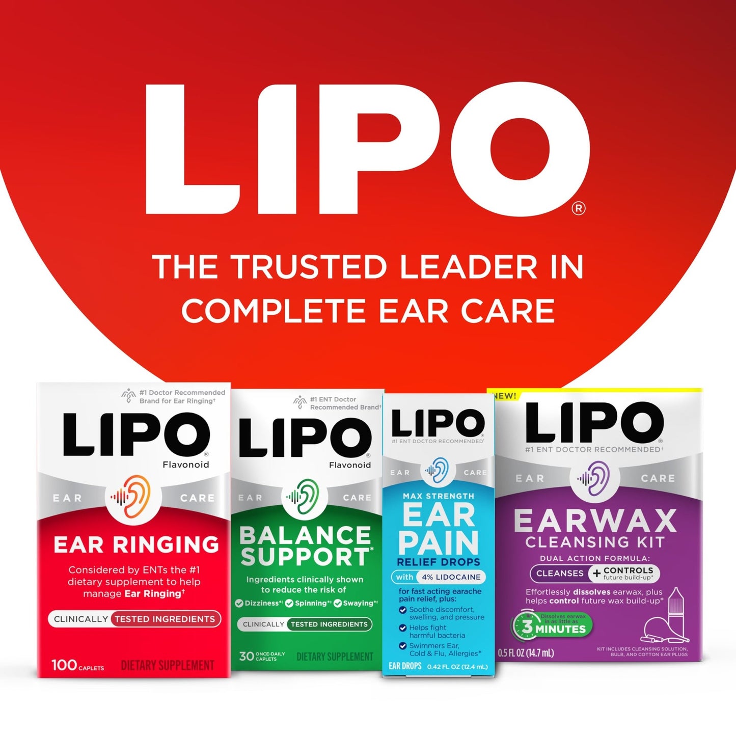 Lipo Flavonoid Ear Ringing - Doctor-Recommended for Ringing Ears – Clinically Proven Lemon Bioflavonoid Complex with Vitamins C, B1, B2, B6, B12, - dailyvitalstore