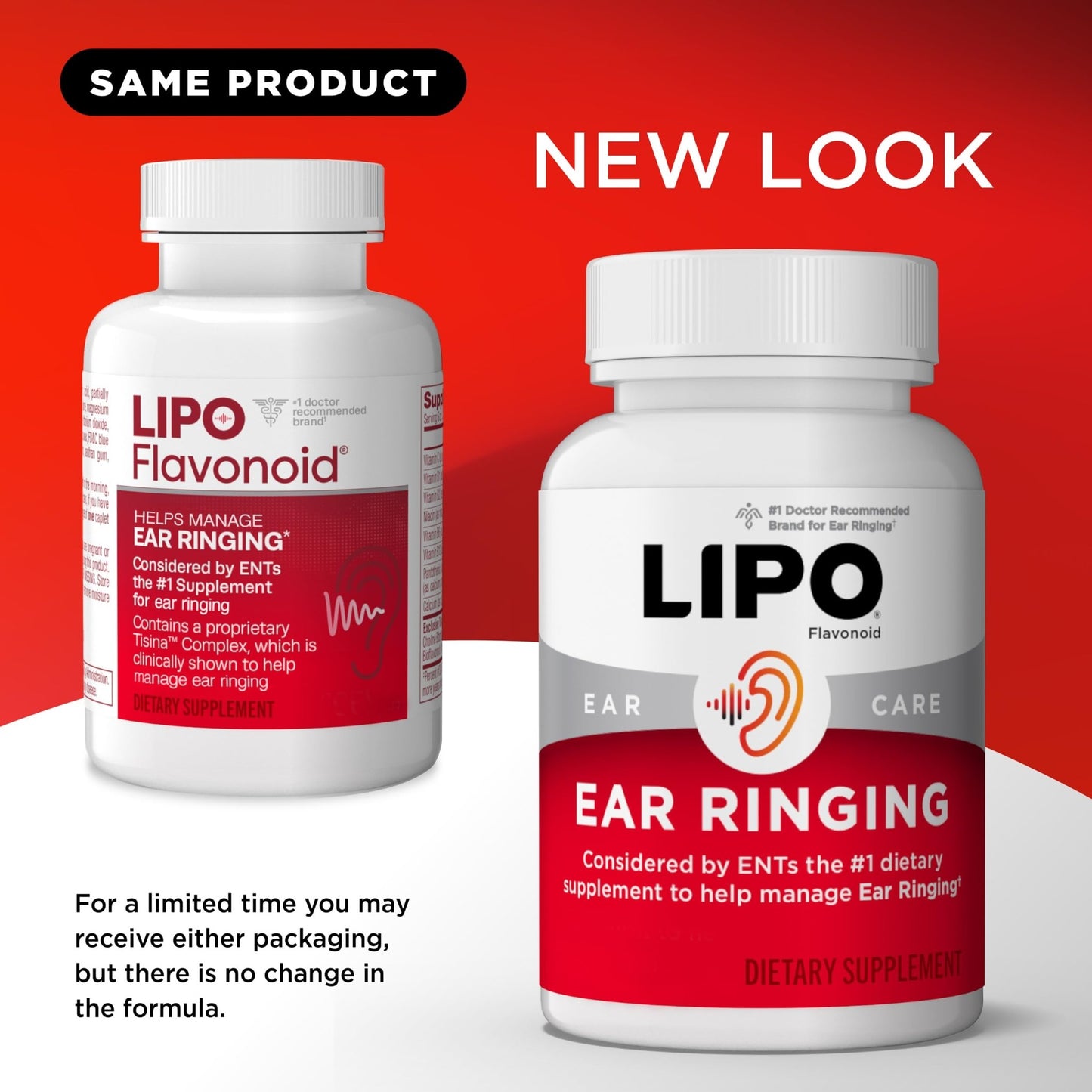 Lipo Flavonoid Ear Ringing - Doctor-Recommended for Ringing Ears – Clinically Proven Lemon Bioflavonoid Complex with Vitamins C, B1, B2, B6, B12, - dailyvitalstore