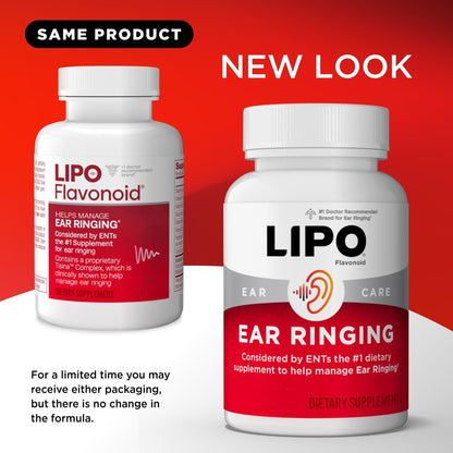 Lipo Flavonoid Ear Ringing - Doctor-Recommended for Ringing Ears – Clinically Proven Lemon Bioflavonoid Complex with Vitamins C, B1, B2, B6, B12, - dailyvitalstore