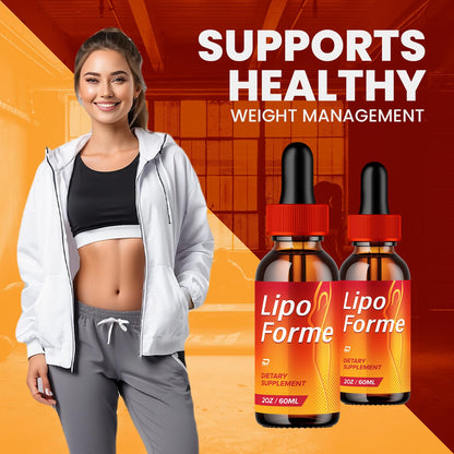 Lipo Forme Liquid Drops – LipoForme Natural Liquid Dietary Natural Blend Supplement (3 Pack – 3 Month Supply) - dailyvitalstore