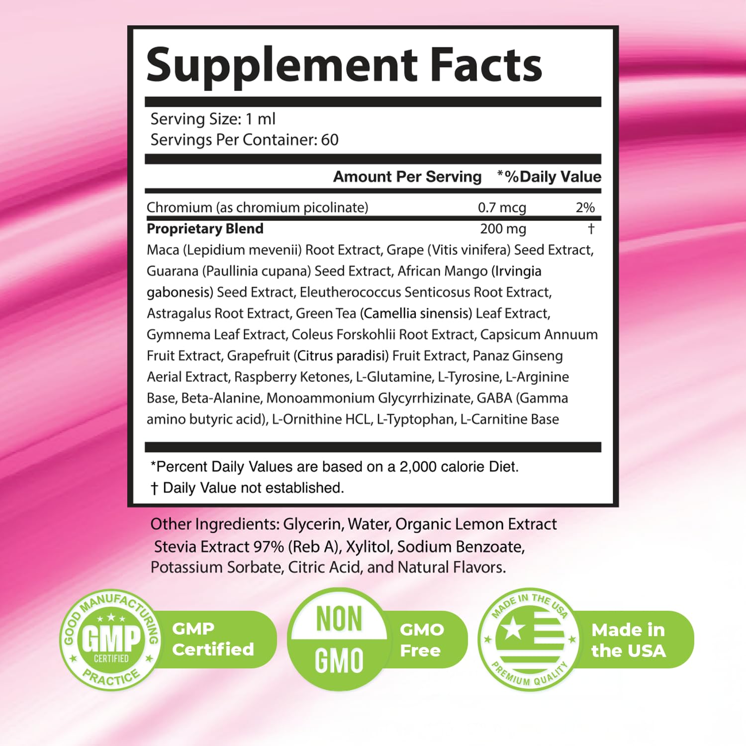 LipoRise Drops – Natural Liquid Supplement with 100% Plant-Based Ingredients, maca root, grape seed & citrus extracts | Non-GMO | GMP Certified | Made in USA | 60 mL, 60 Servings, 1 Month Supply - dailyvitalstore